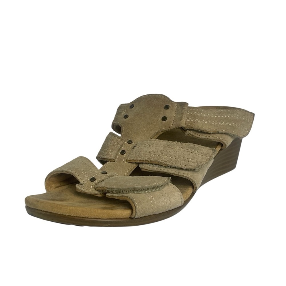 Vionic Corra Suede Sandals – Size 37 (6–6.5) – Tan